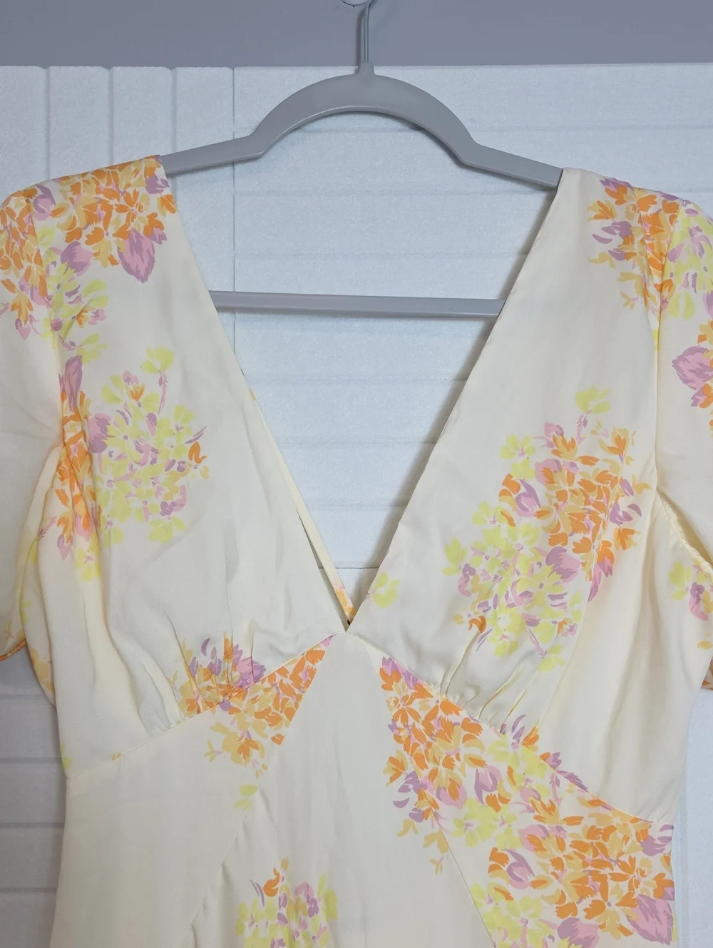 Free People Floral Open Back Maxi Dress Size L